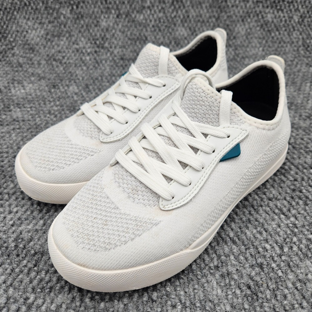 Vessi (Women's Size 5) White Weekend Sneakers Casual Waterproof Lace Up Shoes‎
